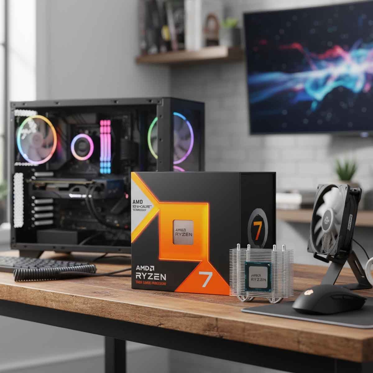 AMD Ryzen 7 7800X3D 5.0GHz 8-Core 16-Thread 104MB Processor