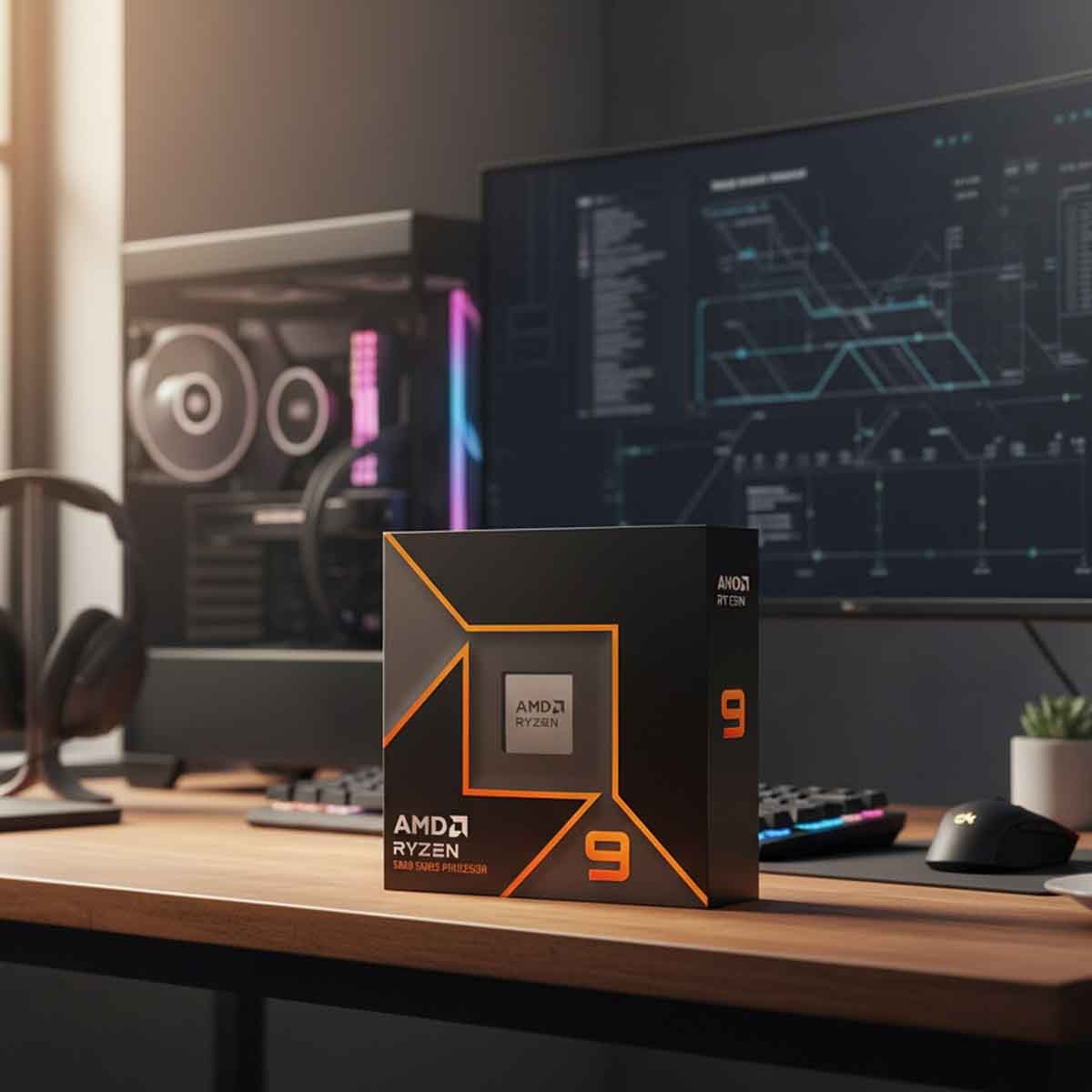 AMD Ryzen 9 9900X 4.4GHz 12-Core 24-Thread 76MB Processor