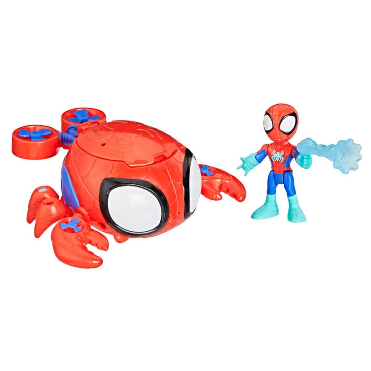Spidey & His Amazing Friends Water-Webs Spider Crab Playset Unisex, 3-4 Years