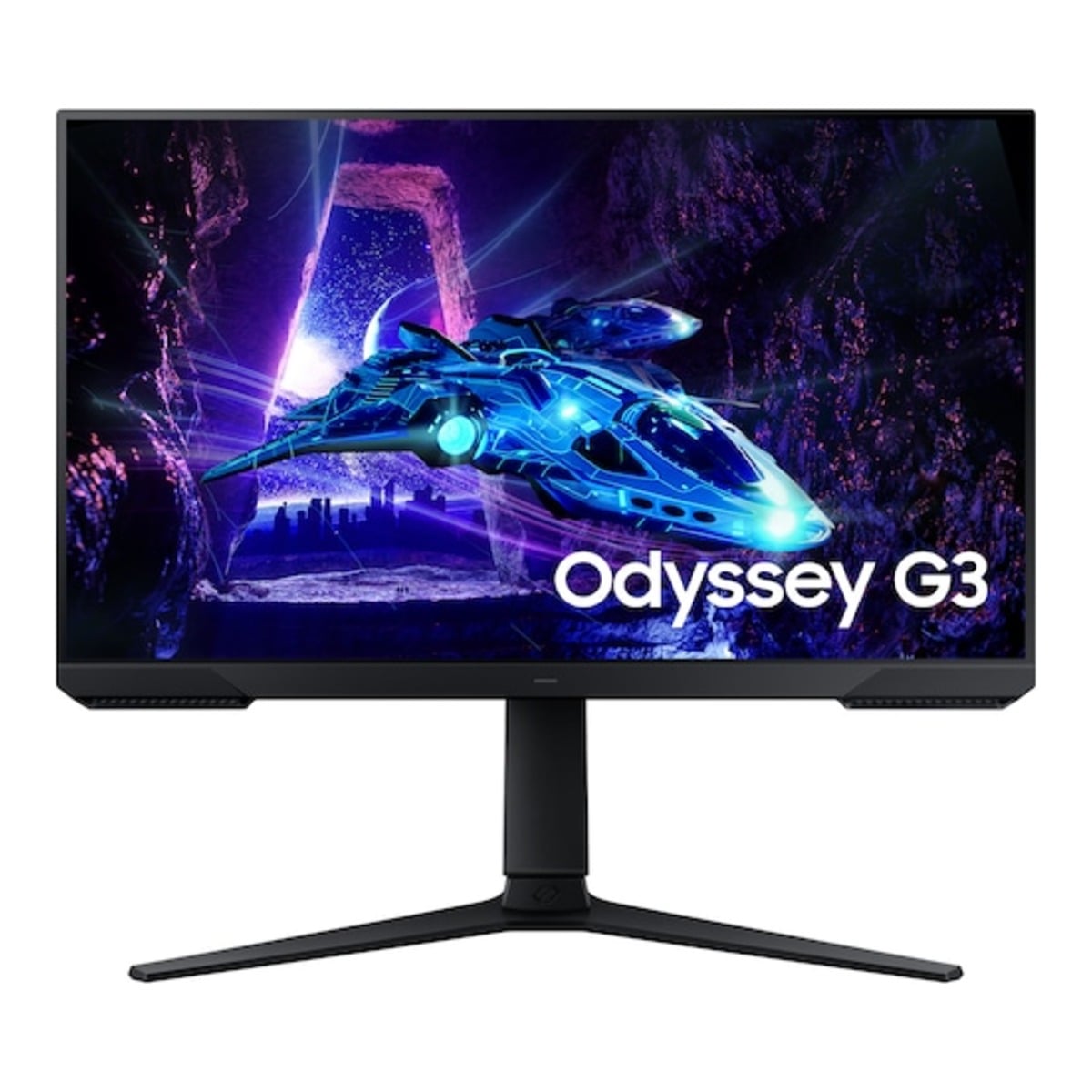 سامسونج شاشة ألعاب Odyssey G3 G30D مسطحة مقاس 24 انش بدقة FHD ومعدل تحديث 180Hz