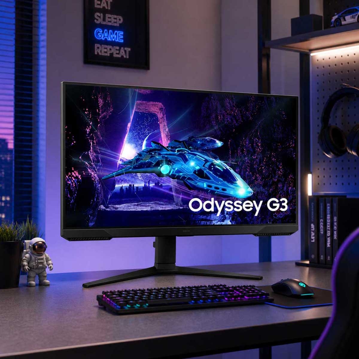Samsung 24" Odyssey G3 G30D Flat FHD 180Hz Gaming Monitor