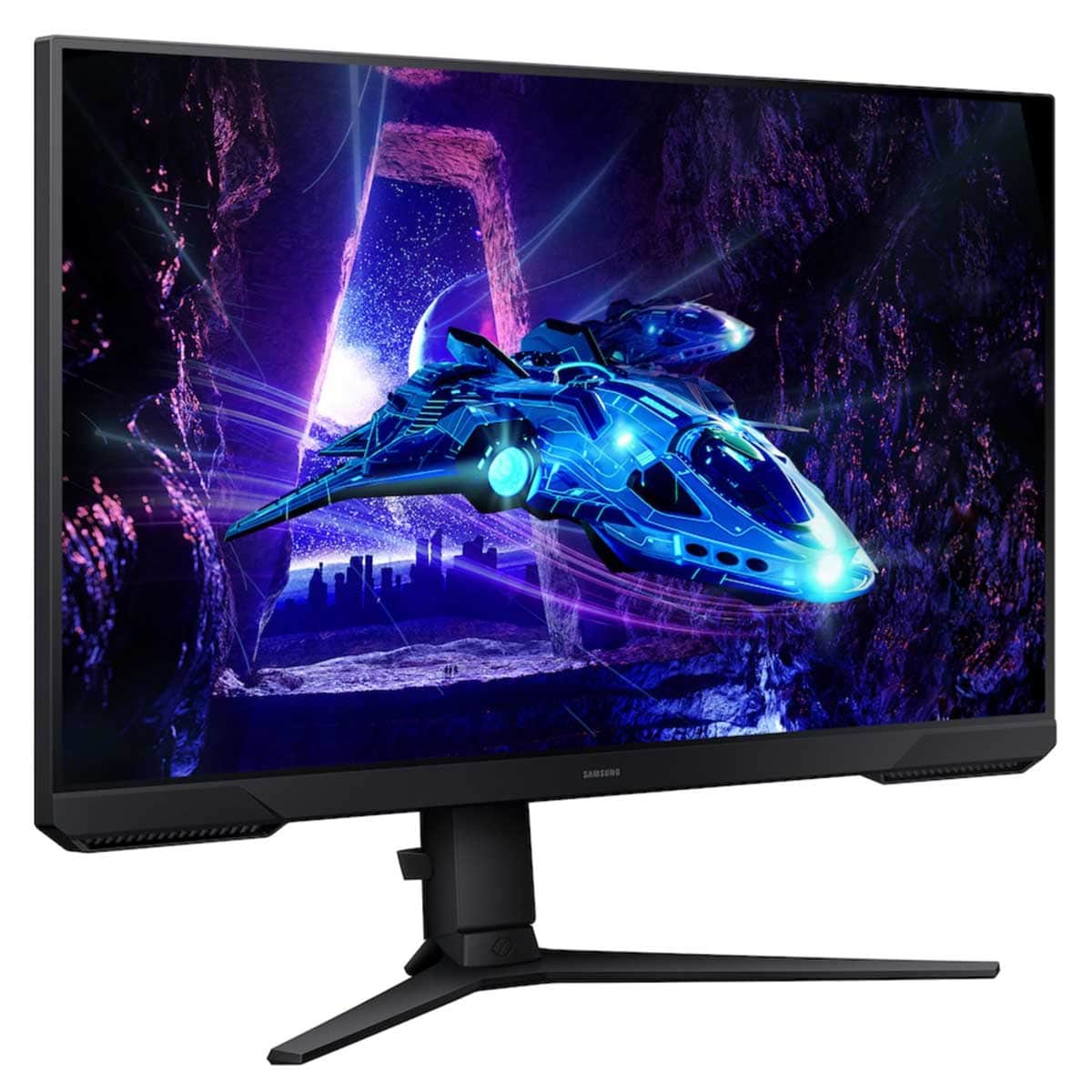 سامسونج شاشة ألعاب Odyssey G3 مسطحة مقاس 27 انش بدقة FHD ولوحة VA ومعدل تحديث 180Hz