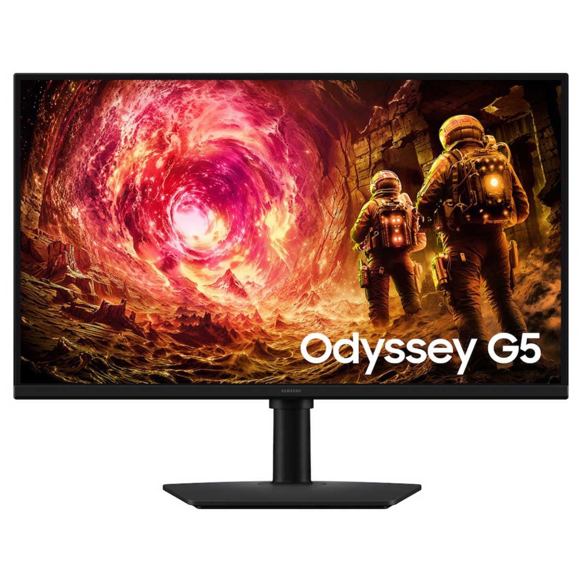 سامسونج شاشة ألعاب Odyssey G5 مسطحة بدقة QHD ولوحة IPS ومعدل تحديث 180Hz