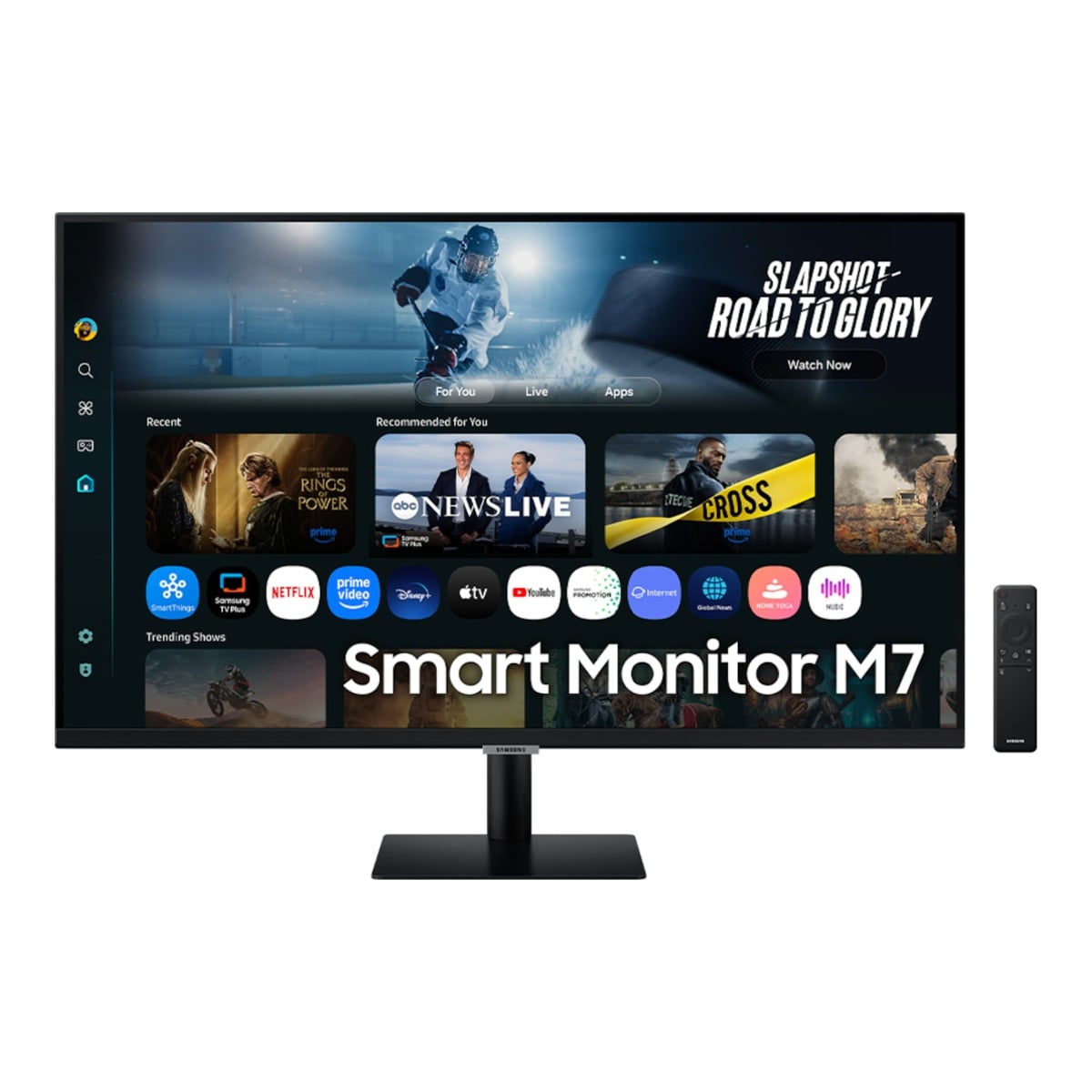 سامسونج شاشة M7 الذكية مسطحة بدقة 4K ولوحة VA ومعدل تحديث 60Hz