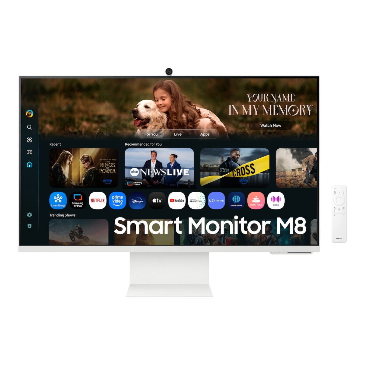 Samsung 32" M8 Smart Flat 4K VA 60Hz Monitor