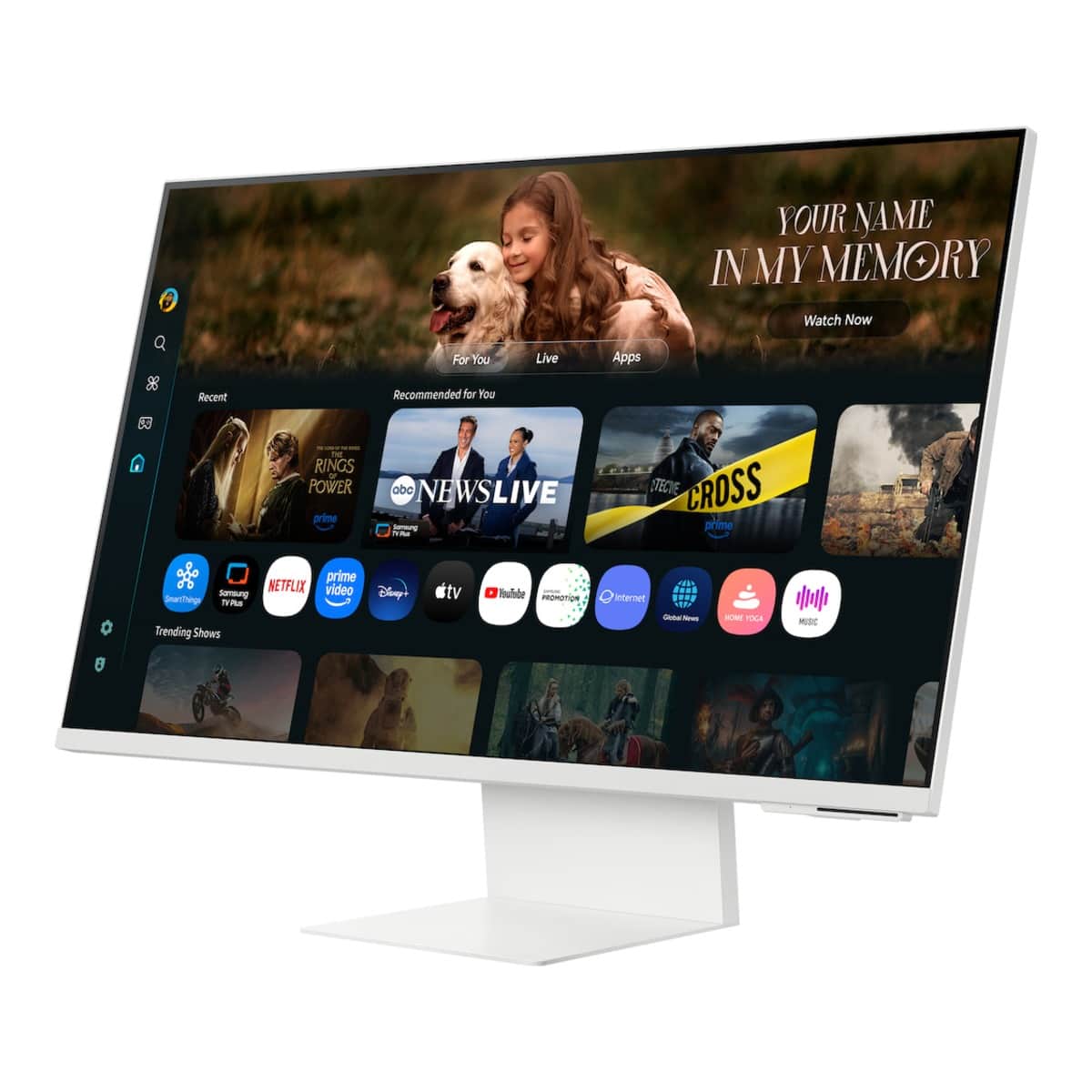 سامسونج شاشة M8 الذكية مسطحة مقاس 32 انش بدقة 4K ولوحة VA ومعدل تحديث 60Hz