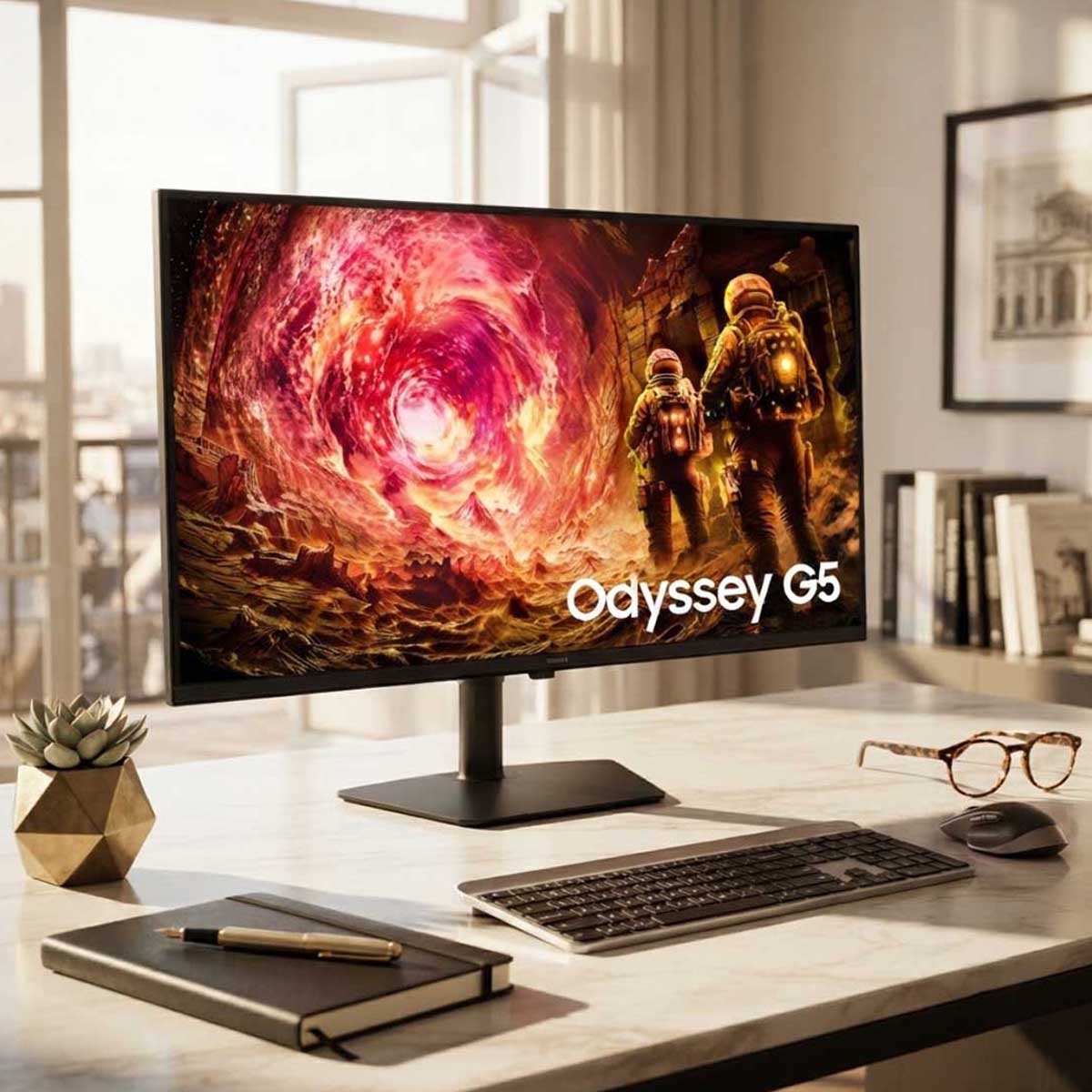 Samsung Odyssey G5 Flat QHD IPS 180Hz Gaming Monitor