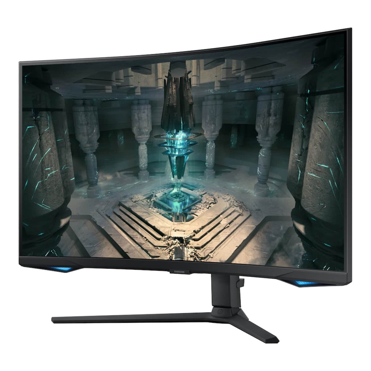 سامسونج شاشة ألعاب Odyssey G6 منحنية مقاس 32 انش بدقة QHD ولوحة VA ومعدل تحديث 240Hz