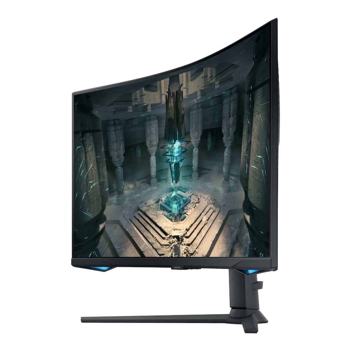 سامسونج شاشة ألعاب Odyssey G6 منحنية مقاس 32 انش بدقة QHD ولوحة VA ومعدل تحديث 240Hz