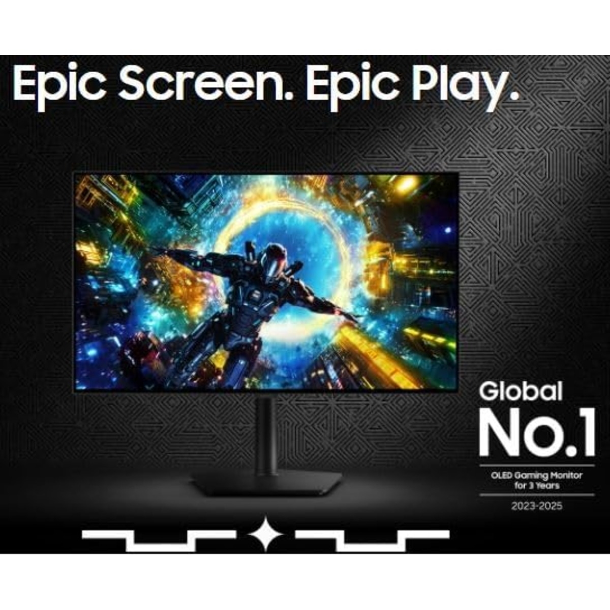 Samsung 32" Odyssey OLED G7 Flat 4K IPS 165Hz/330Hz Gaming Monitor
