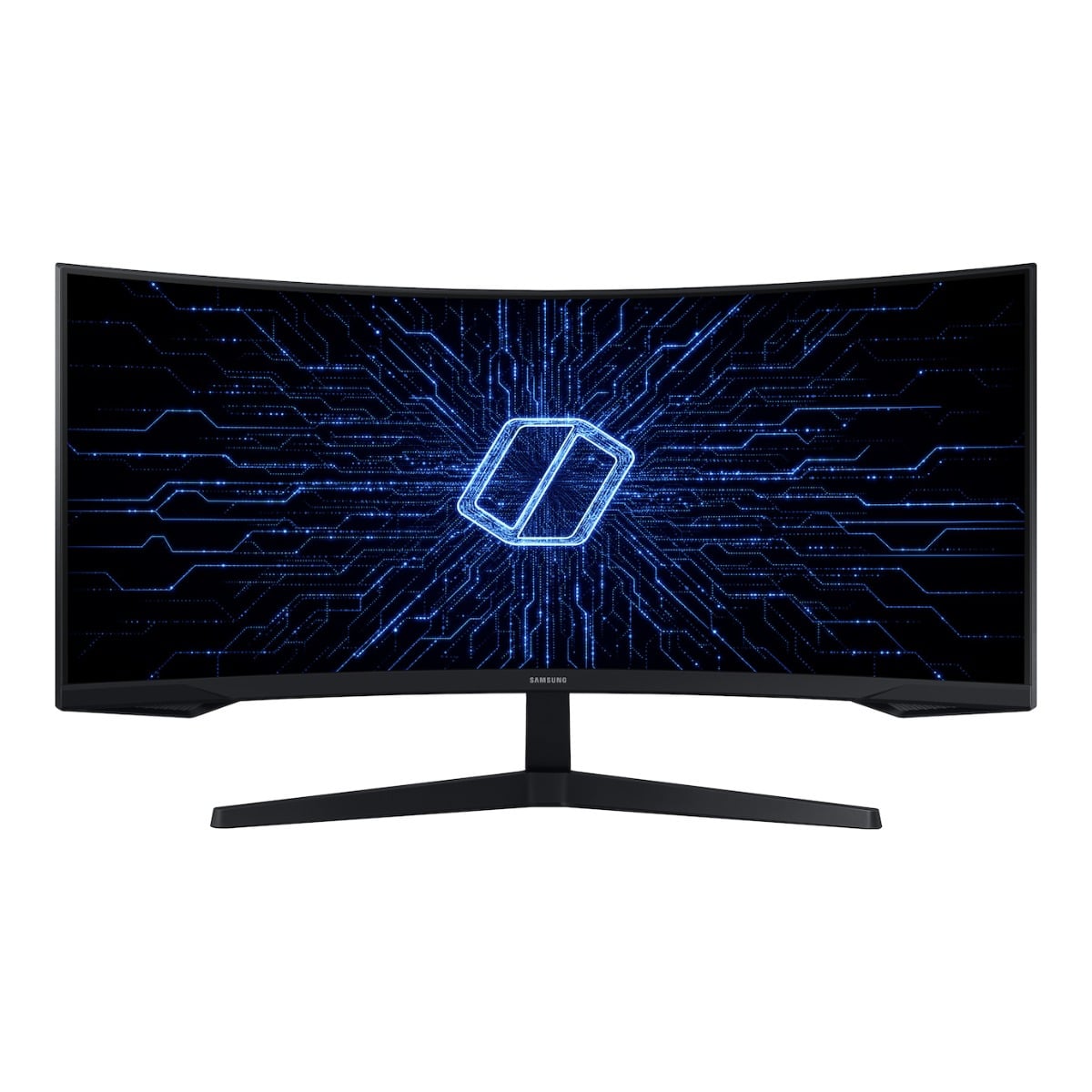 سامسونج شاشة ألعاب Odyssey G5 منحنية مقاس 34 انش بدقة UWQHD ولوحة VA ومعدل تحديث 165Hz