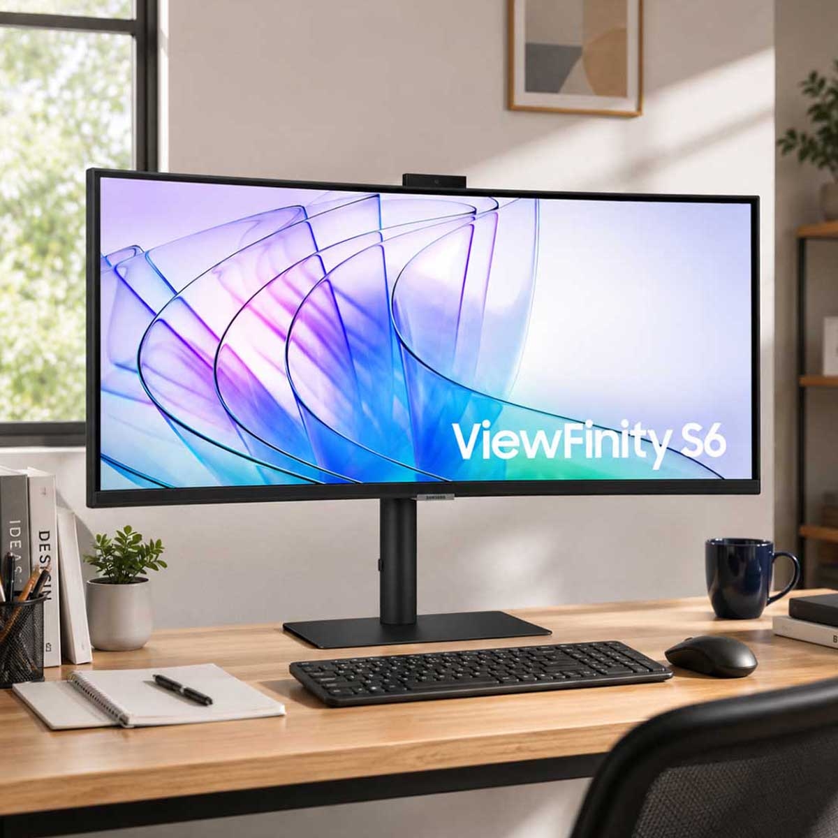 Samsung 34" ViewFinity S6 S65VC Curved UWQHD 100Hz Monitor