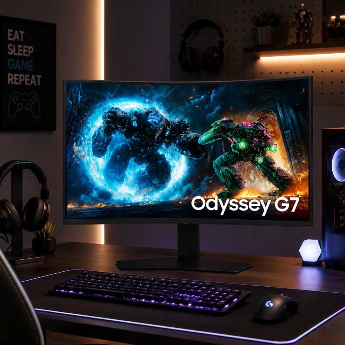 Samsung 37" Odyssey G7 Curved VA 165Hz Gaming Monitor