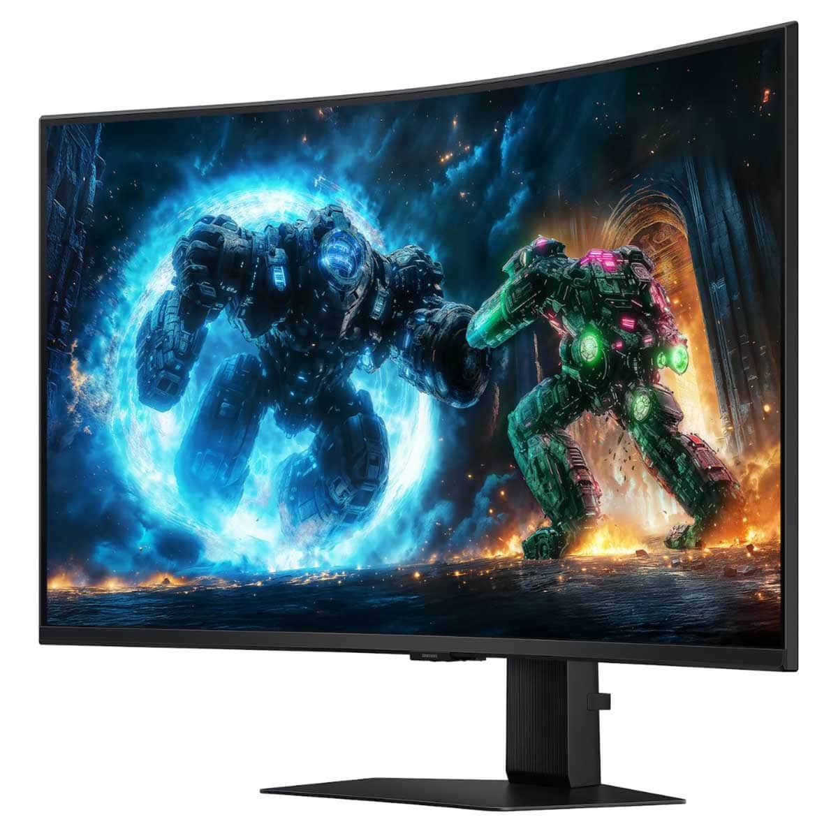 سامسونج شاشة ألعاب Odyssey G7 منحنية مقاس 37 انش بلوحة VA ومعدل تحديث 165Hz
