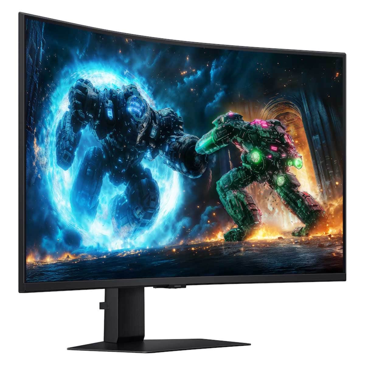 سامسونج شاشة ألعاب Odyssey G7 منحنية مقاس 37 انش بلوحة VA ومعدل تحديث 165Hz