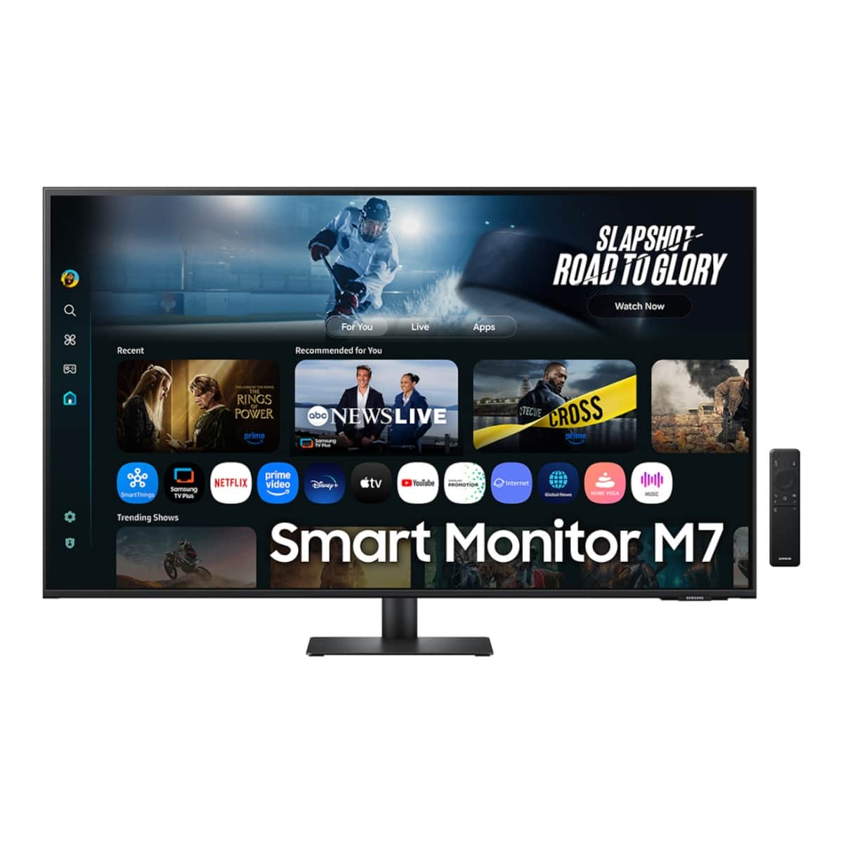 سامسونج شاشة M7 الذكية مسطحة بدقة 4K ولوحة VA ومعدل تحديث 60Hz