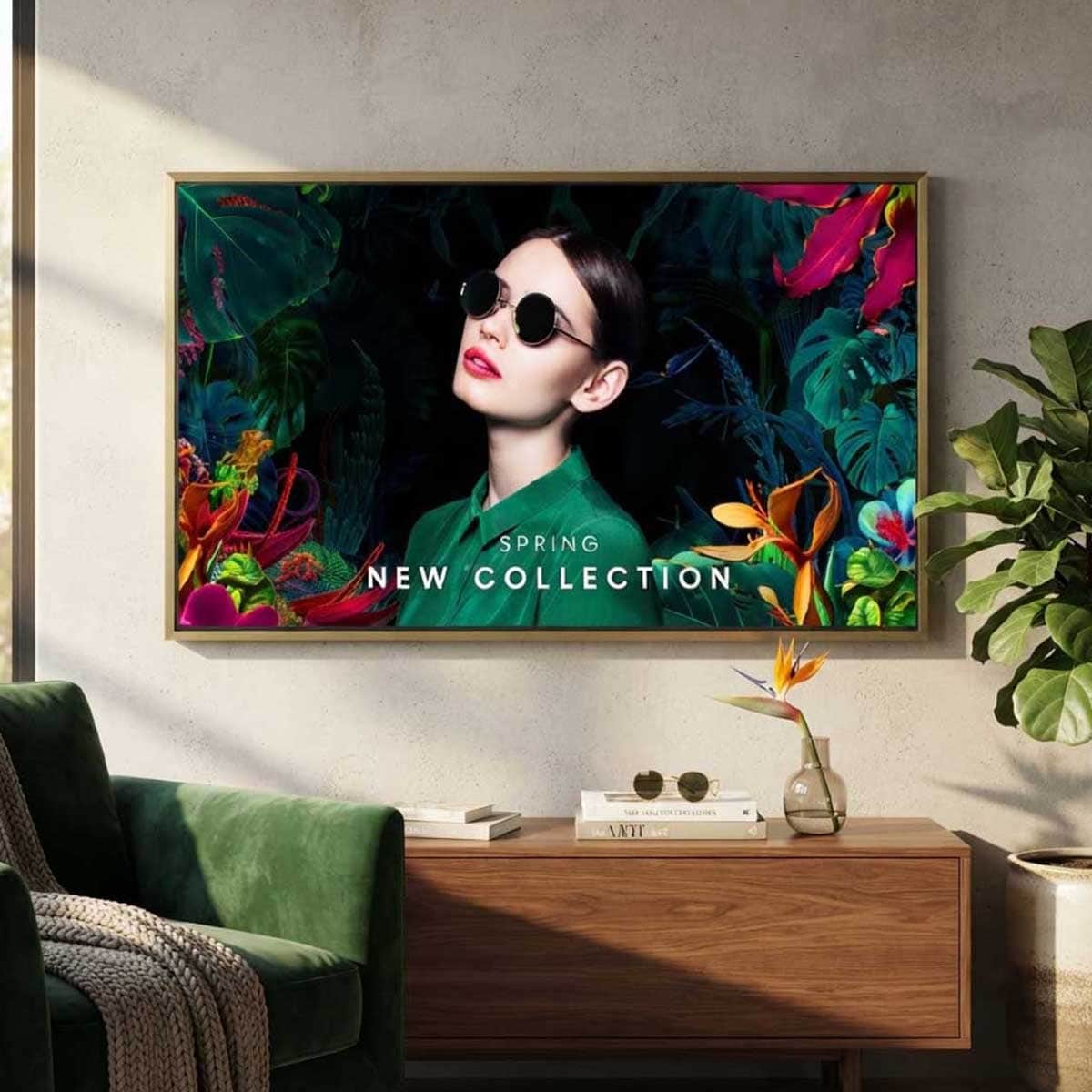 سامسونج شاشة عرض تجارية QMC Series بدقة 4K UHD