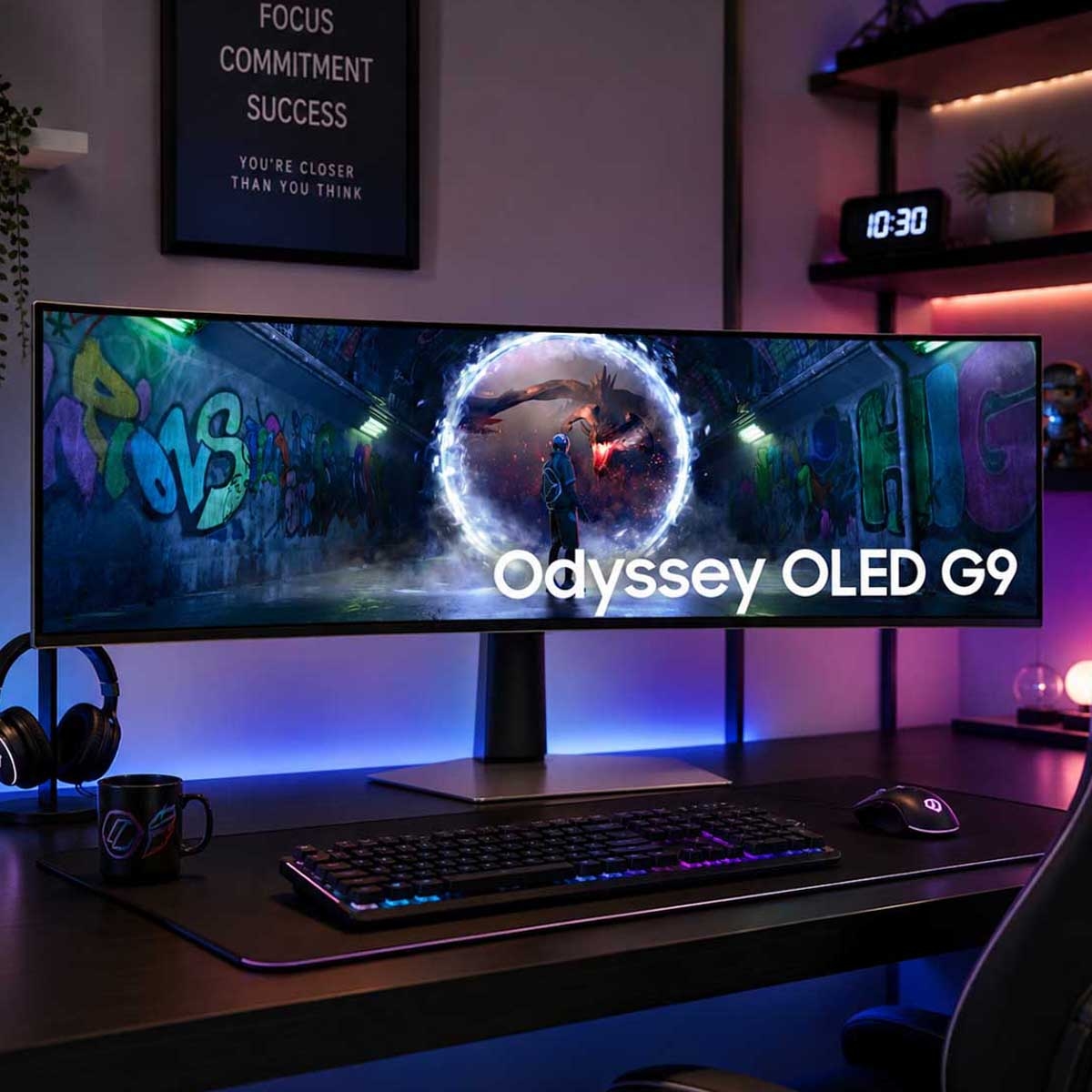 Samsung 49" Odyssey OLED G932 Curved DQHD 240Hz Gaming Monitor