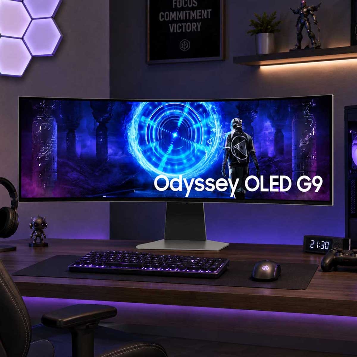 Samsung 49" Odyssey OLED G952 Curved DQHD 240Hz Gaming Monitor