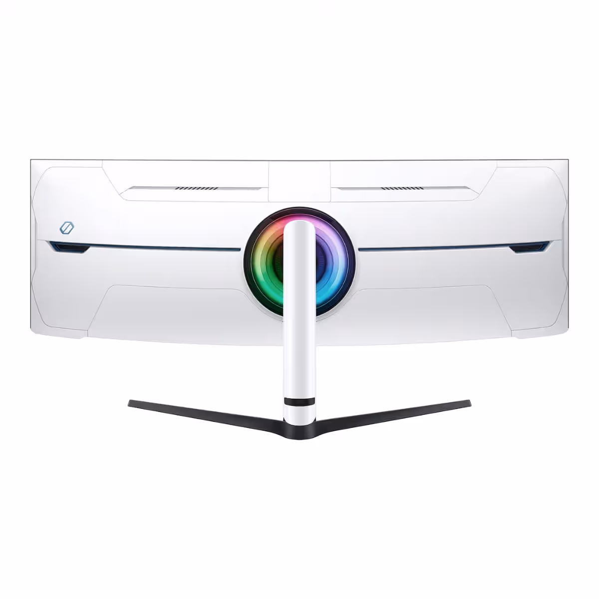 سامسونج شاشة ألعاب Odyssey Neo G9 منحنية مقاس 57 انش بدقة DUHD ولوحة VA ومعدل تحديث 240Hz