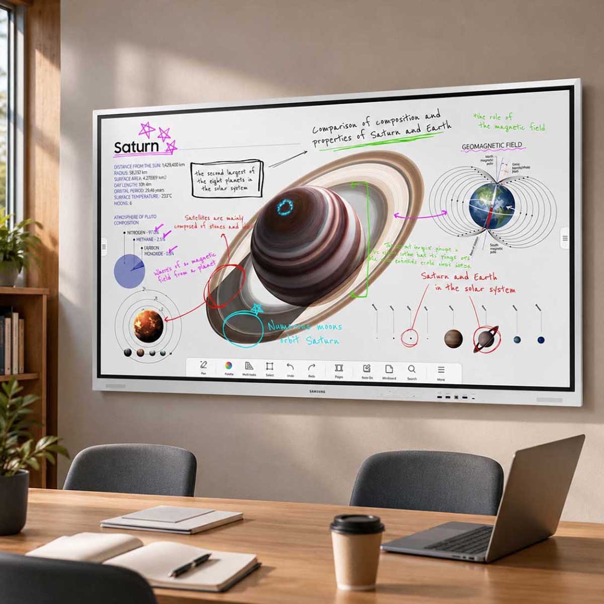 Samsung 75" WM75B Flip Pro Interactive Display