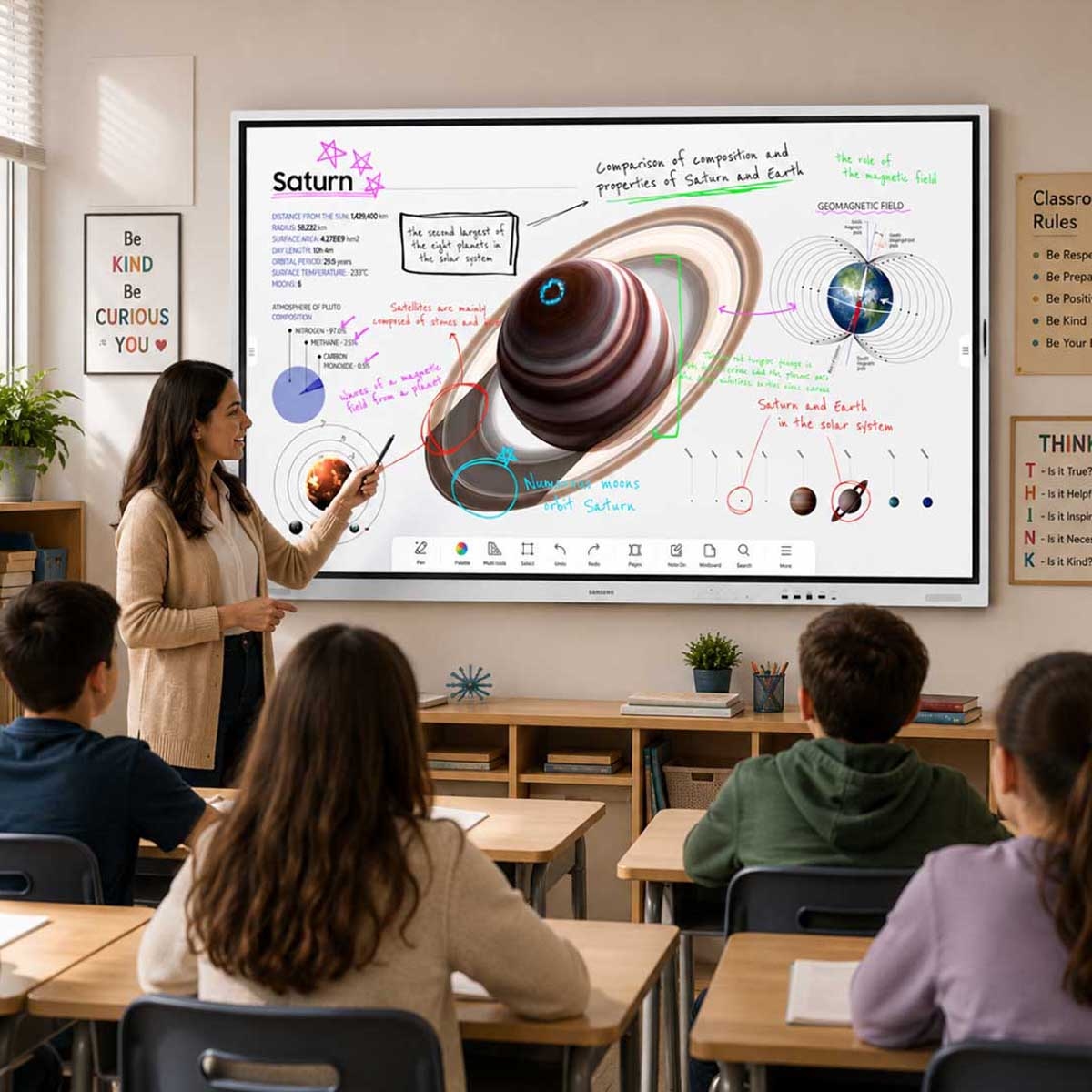 Samsung 85" WM85B Flip Pro Interactive Display