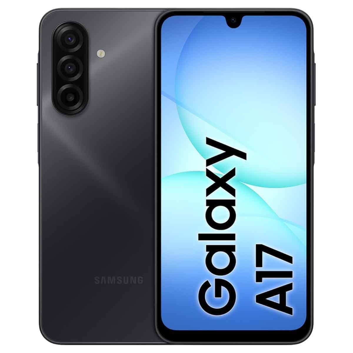 Samsung Galaxy A17 4G Android Smartphone (4GB RAM, 128GB Storage) - Black, KSA Version