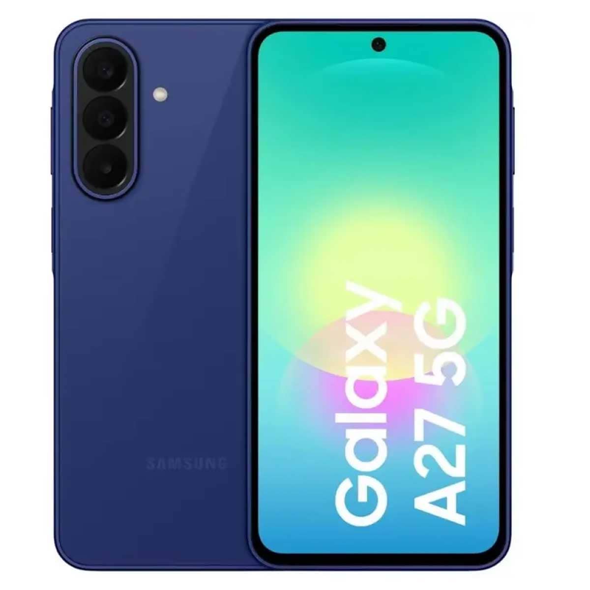 سامسونج جالاكسي A27 جوال ذكي بنظام أندرويد (8GB + 256GB)، إصدار السعودية - أزرق
