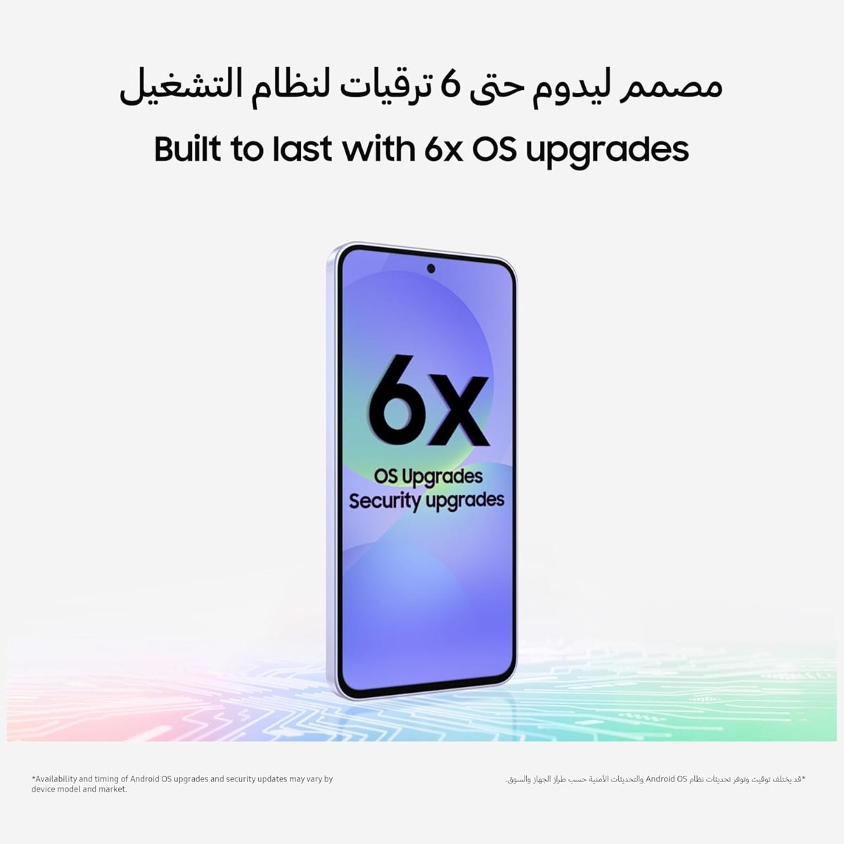 Samsung Galaxy A36 5G Android Smartphone (8GB RAM, 128GB Storage) - Awesome Lime, KSA Version