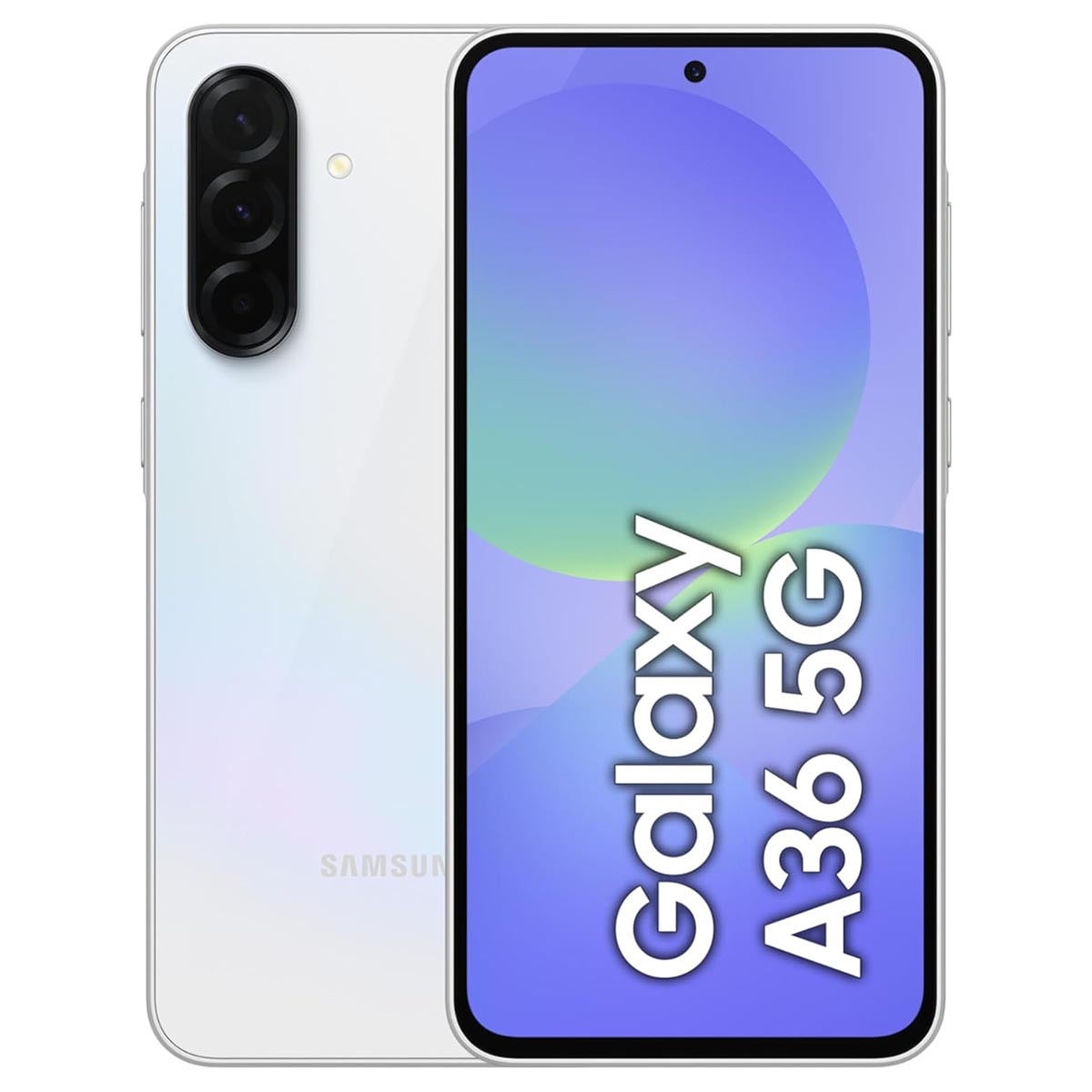 Samsung Galaxy A36 5G Android Smartphone (8GB RAM, 128GB Storage) - Awesome White, KSA Version