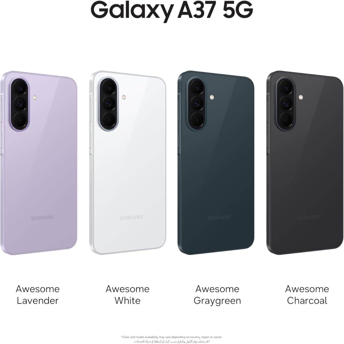 Samsung Galaxy A37 Android Smartphone with Beclad 45W Adapter & SmartTag2