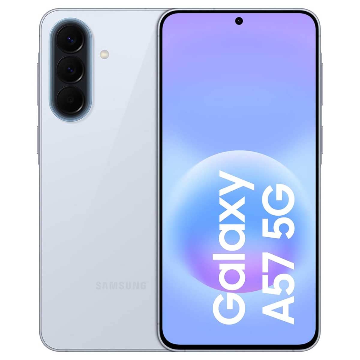 Samsung Galaxy A57 Android Smartphone (8GB + 256GB), KSA Version - Awesome Icy Blue