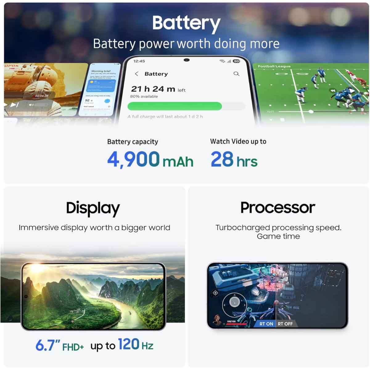 Samsung Galaxy S25 FE 5G Android Smartphone, KSA Version