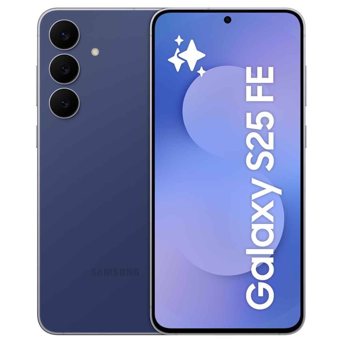 Samsung Galaxy S25 FE 5G Android Smartphone (8GB RAM, 256GB Storage) - Navy, KSA Version