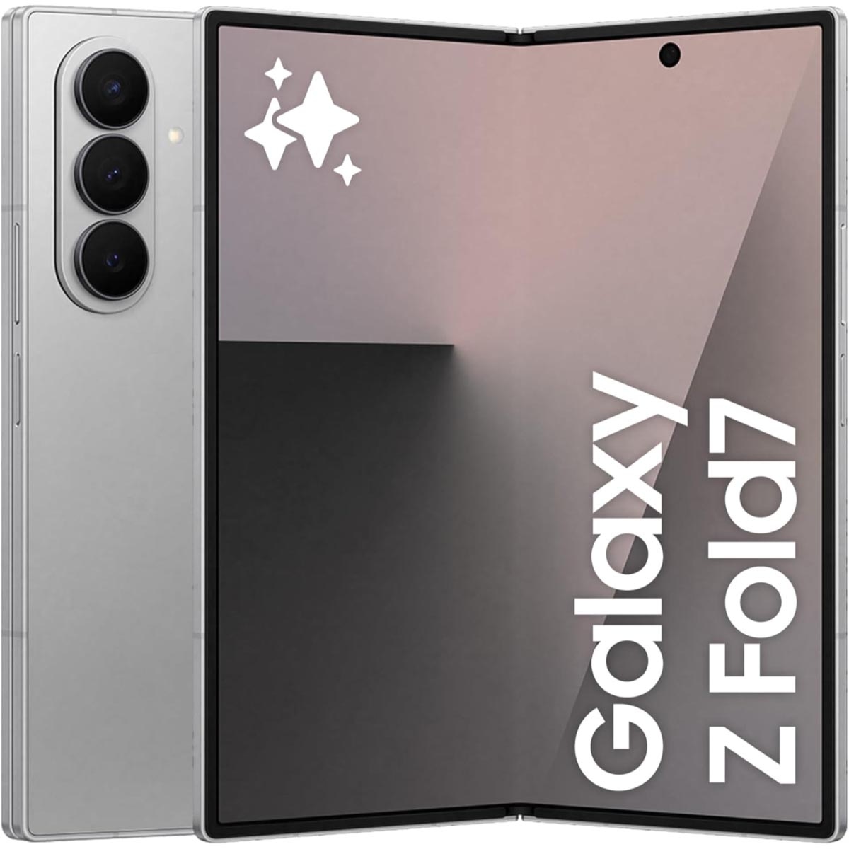 Samsung Galaxy Z Fold7 Android Smartphone (12GB + 256GB), KSA Version - Silver Shadow