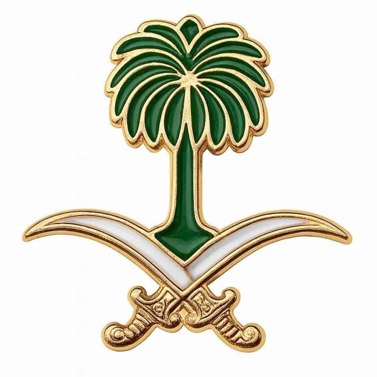 ملصق معدني تقليدي للجوال لليوم الوطني السعودي 95