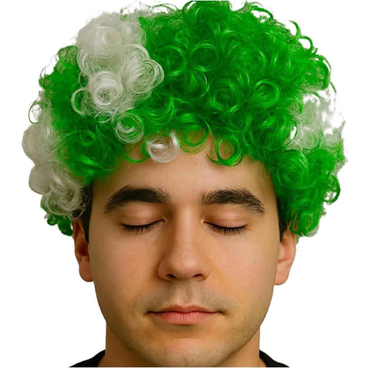 Saudi National Day 95 Party Wig Curly Hair Costume Accessory