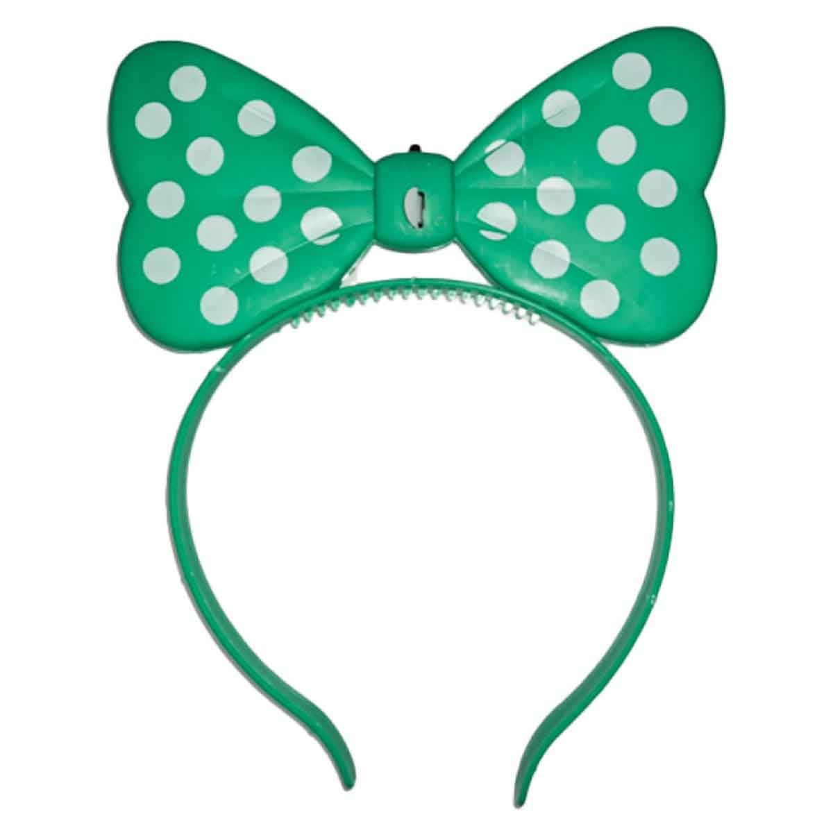 Saudi National Day Green/White Headband Girls