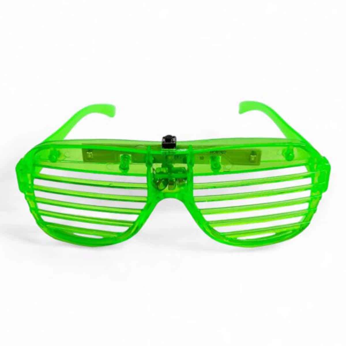 Saudi National Day LED Shutter Light Up Party Glasses Unisex