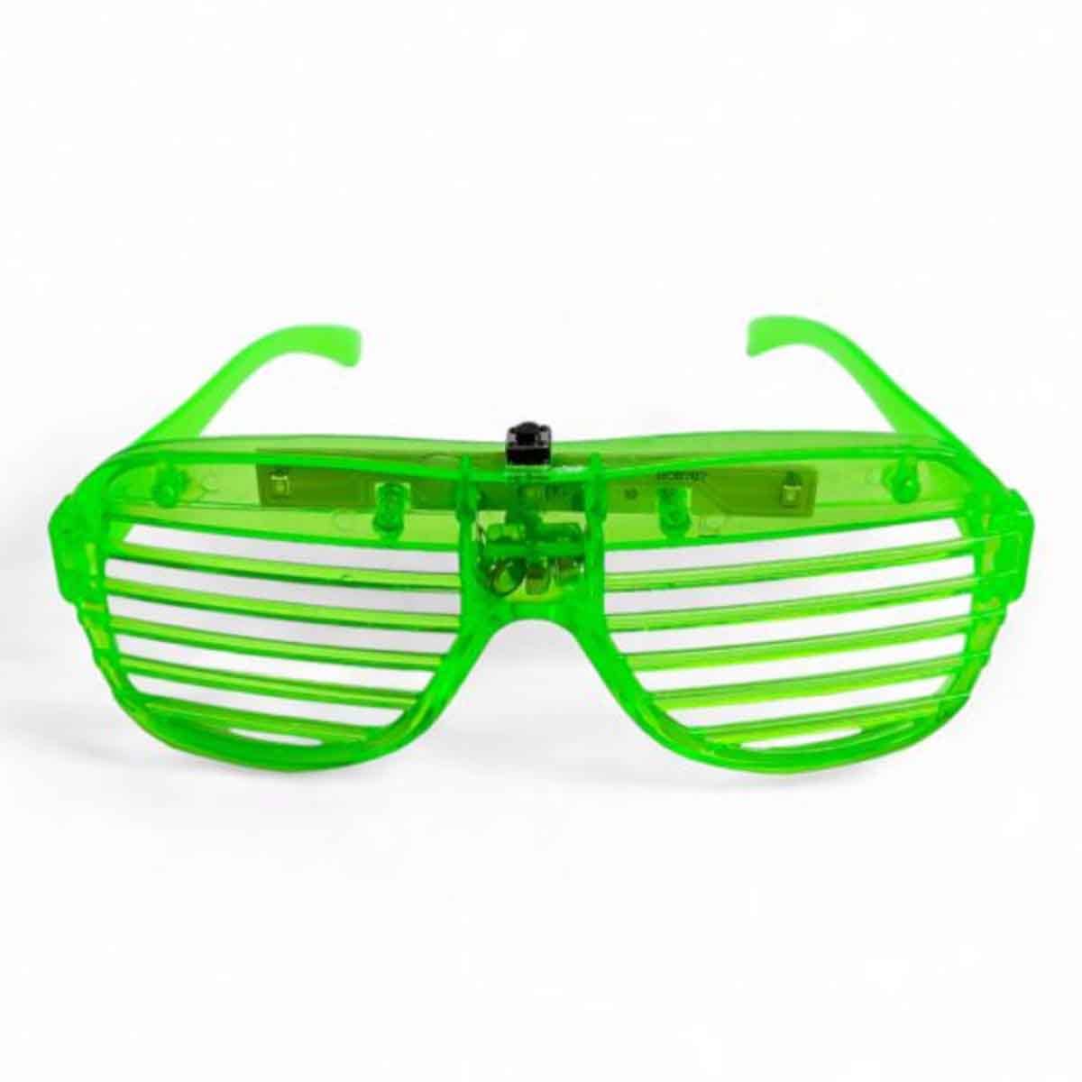 Saudi National Day LED Shutter Light Up Party Glasses Unisex