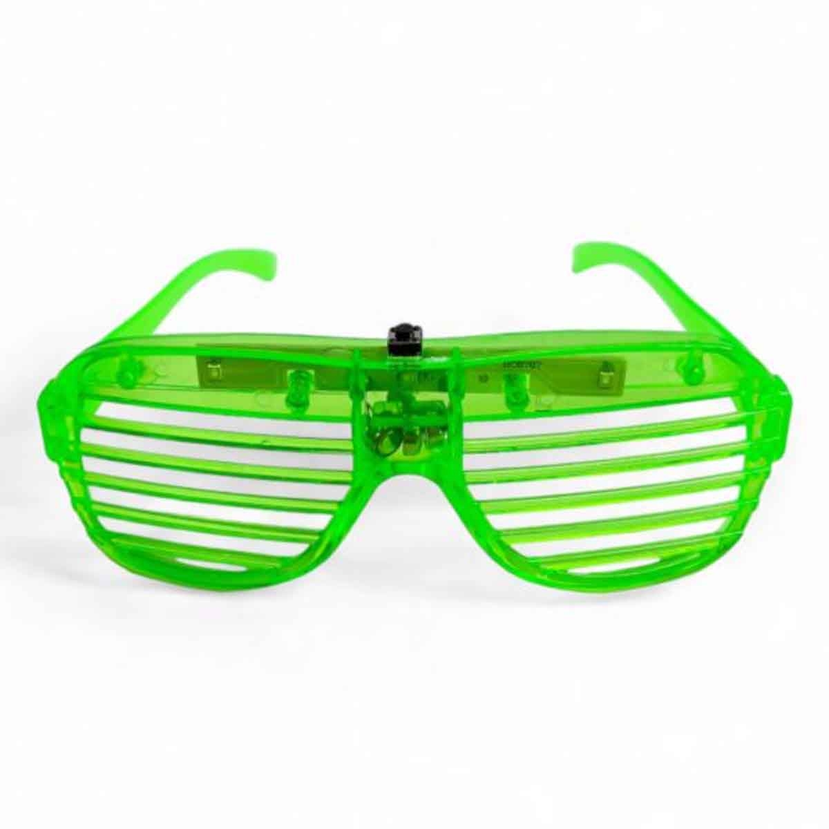 Saudi National Day LED Shutter Light Up Party Glasses Unisex