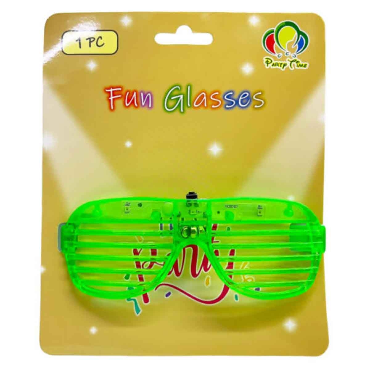 Saudi National Day LED Shutter Light Up Party Glasses Unisex