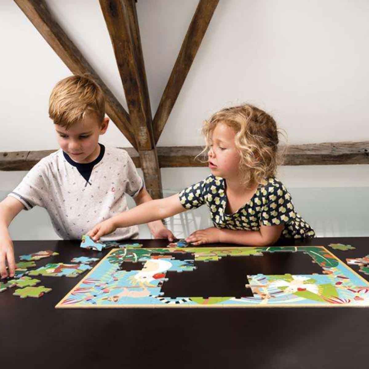 Scratch Europe 100-Pieces Jungle Puzzle Unisex, 5-7 Years