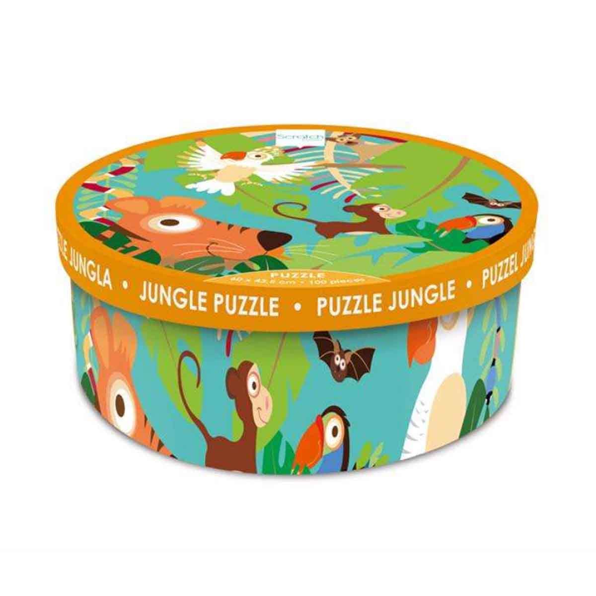 Scratch Europe 100-Pieces Jungle Puzzle Unisex, 5-7 Years