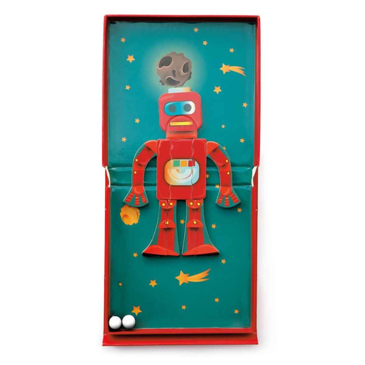 Scratch Europe 11-Pieces Robot Magnetic Puzzle Unisex, 3-4 Years