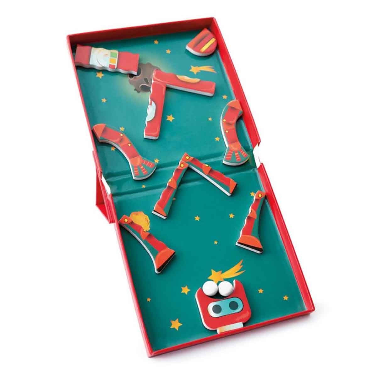 Scratch Europe 11-Pieces Robot Magnetic Puzzle Unisex, 3-4 Years