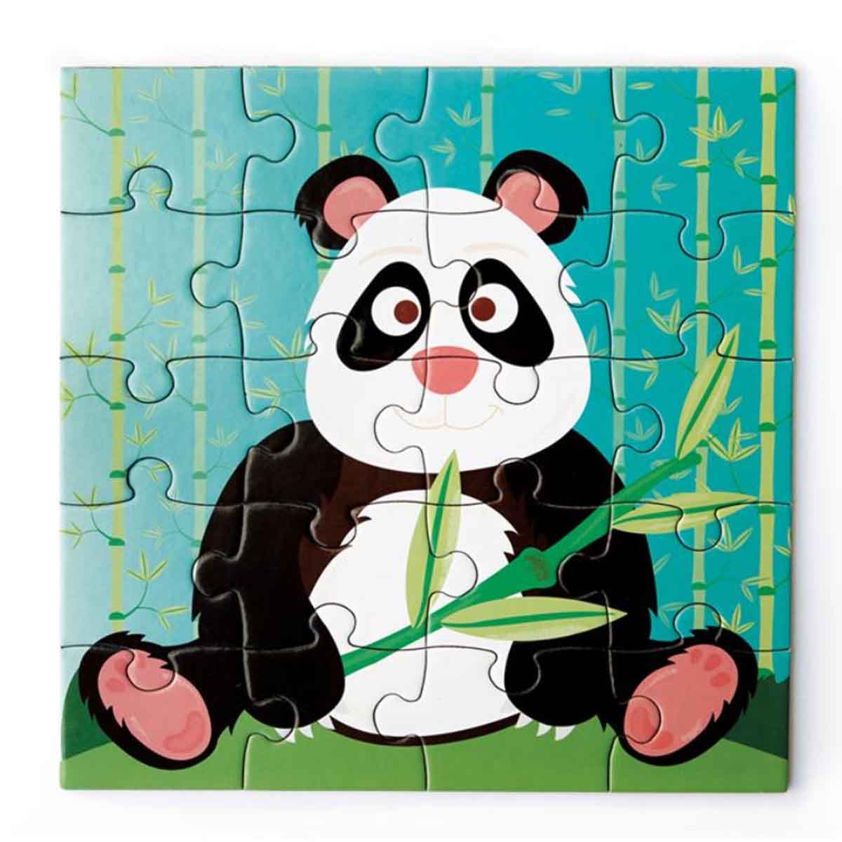 Scratch Europe 20-Pieces Panda Magnetic Book Puzzle Unisex, 3-4 Years