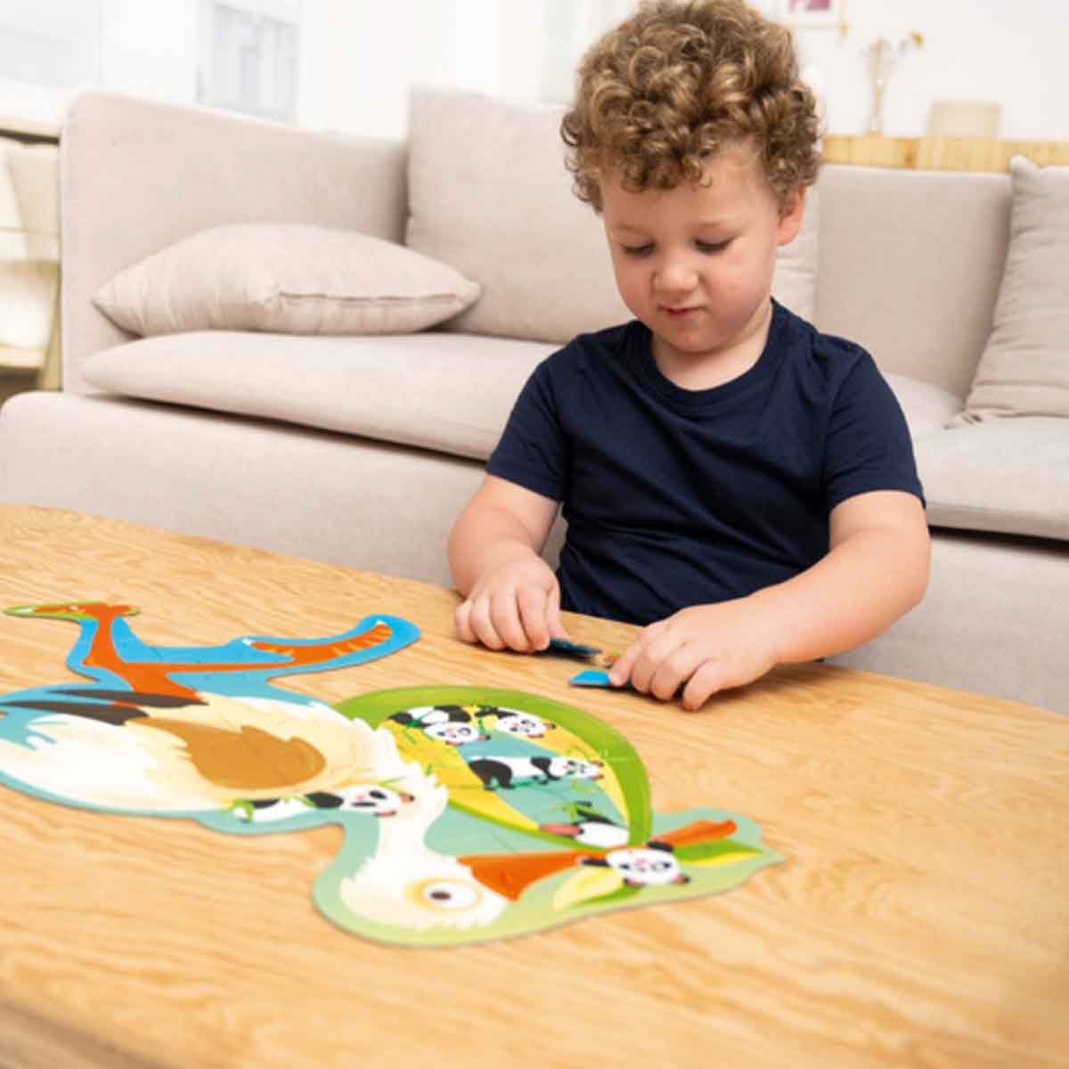 Scratch Europe 24-Pieces Stork Contour Puzzle Unisex, 3-4 Years