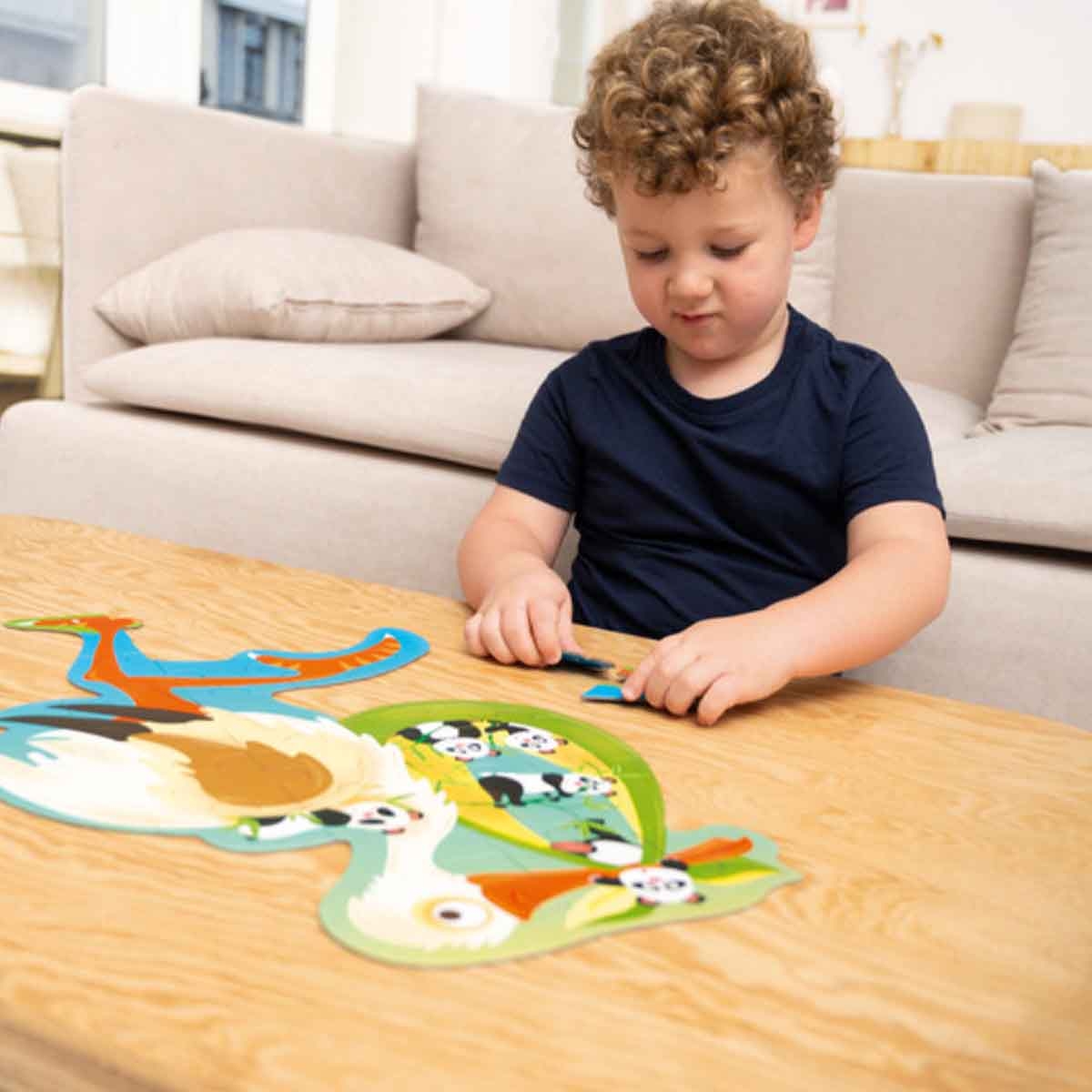 Scratch Europe 24-Pieces Stork Contour Puzzle Unisex, 3-4 Years