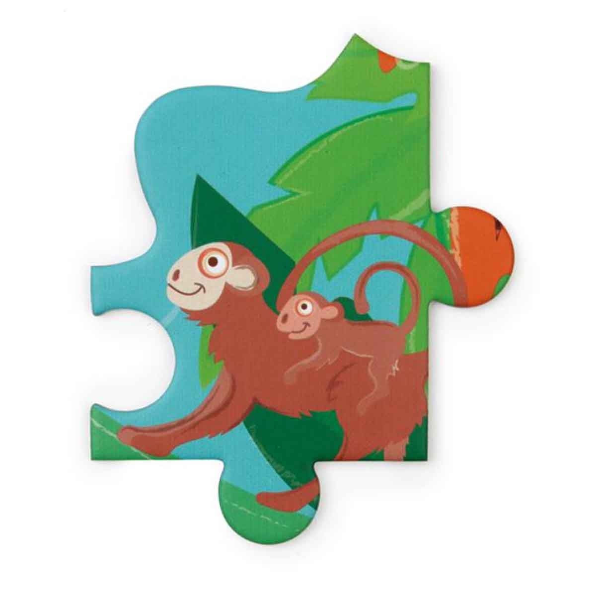 Scratch Europe 58-Pieces Tiger Contour Puzzle Unisex, 3-4 Years